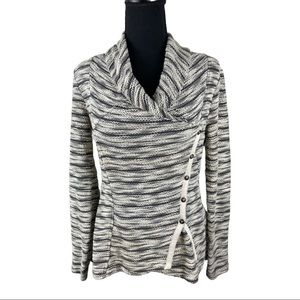 Anthoropologie Saturday Sunday Button Knit Sweater Medium